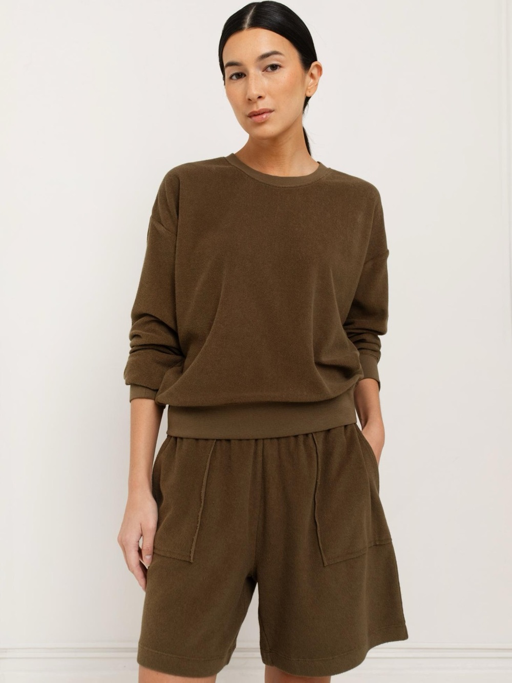 Paper Label Tommy Bermuda Short | Dark Olive |  Large